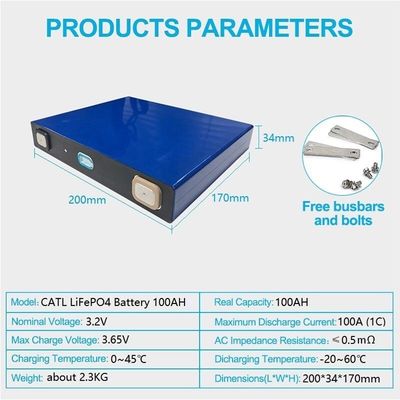 UN38.3 حزم بطارية ليثيوم أيون مخصصة 3.2v280ah Lifepo4 بطارية ليثيوم أيون