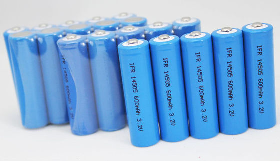 14500 3.2V600mah بطارية ليثيوم LiFePO4
