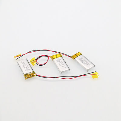 قابلة لإعادة الشحن مخصصة 5 مللي متر 3.7 فولت 200 مللي أمبير بطارية بوليمر ليثيوم أيون / بطارية ليثيوم بو مع UL CE