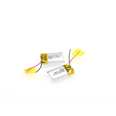 0.2C 3.7V65mAh بطارية ليثيوم أيون بوليمر صغيرة للأجهزة الطبية