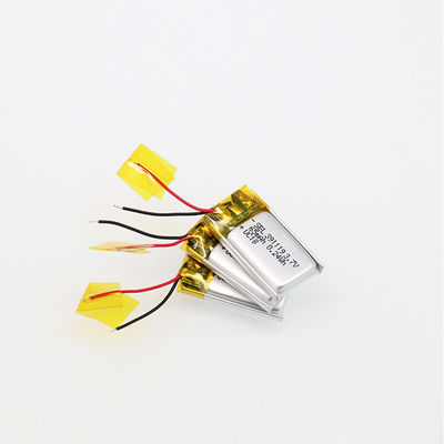 0.2C 3.7V65mAh بطارية ليثيوم أيون بوليمر صغيرة للأجهزة الطبية