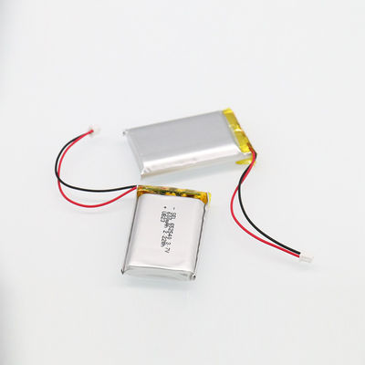 3.8V 100mAh 500830 بطاريات ليثيوم بوليمر فائقة النحافة قابلة لإعادة الشحن لسوار ذكي